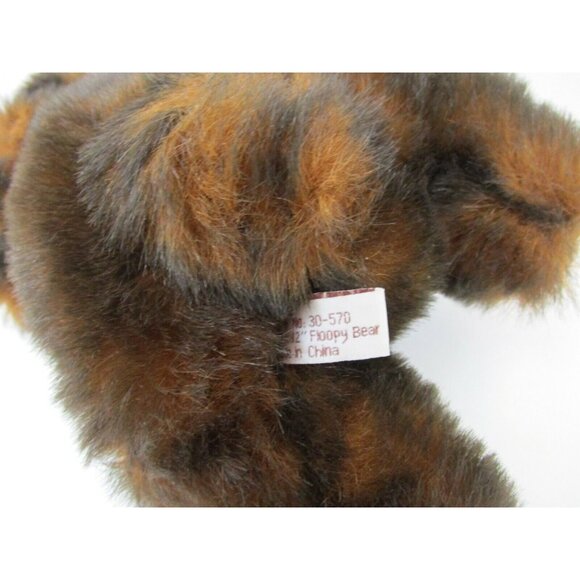 Graze Black & Brown Floppy Teddy Bear Toy 12" Lovey Soft Cub Plush HTF VTG 1996 - Picture 3 of 9